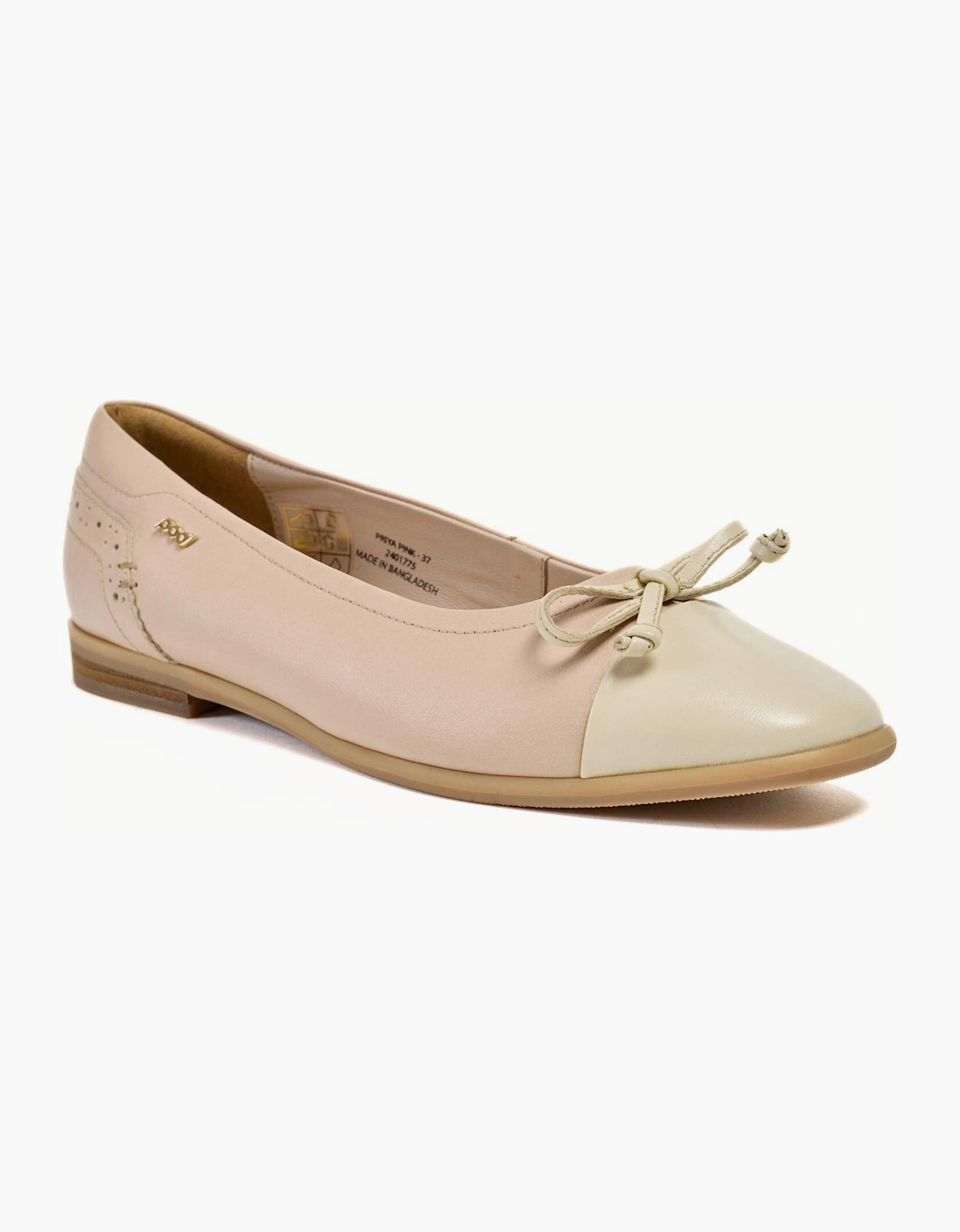 Pod Priya Womens Ballerina Shoes Pink