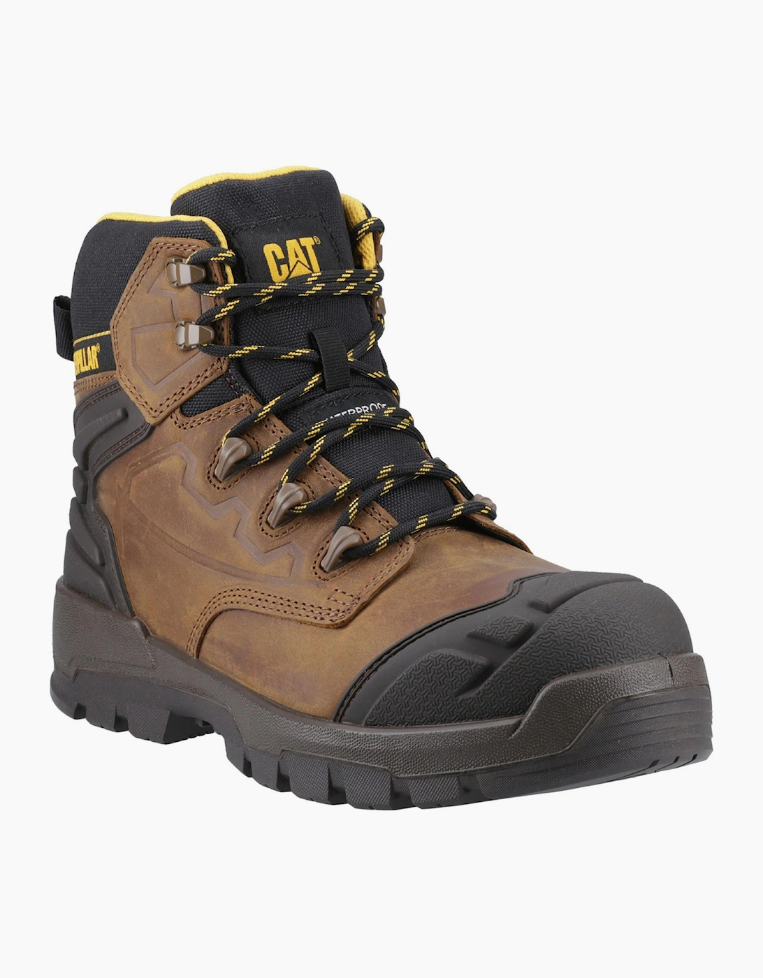 Caterpillar Striver XL 6 Mens Safety Boots Dark Beige/Black/Yellow