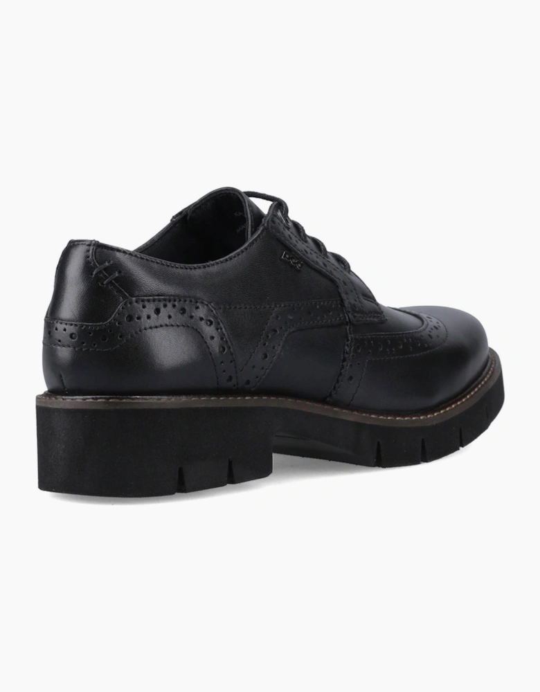 Pod Kacey Womens Leather Shoes Black