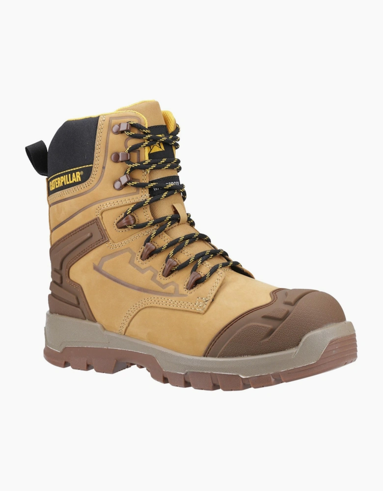 Caterpillar Striver XL 8 Mens Safety Boots Black/Honey/Yellow