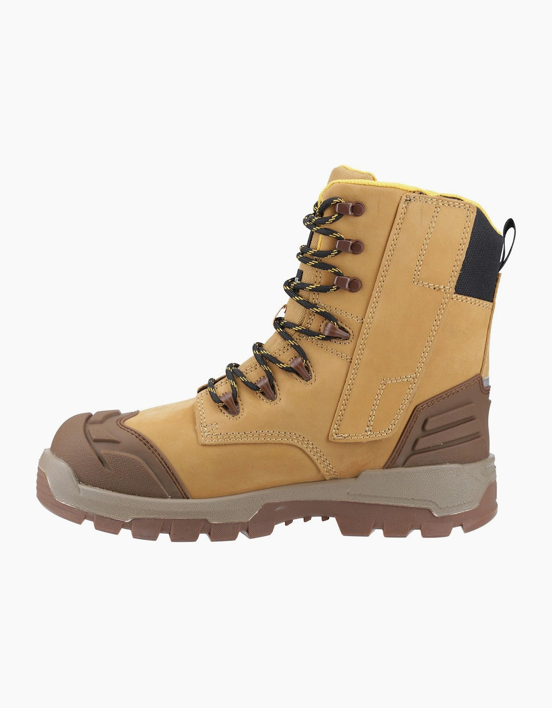 Caterpillar Striver XL 8 Mens Safety Boots Black/Honey/Yellow