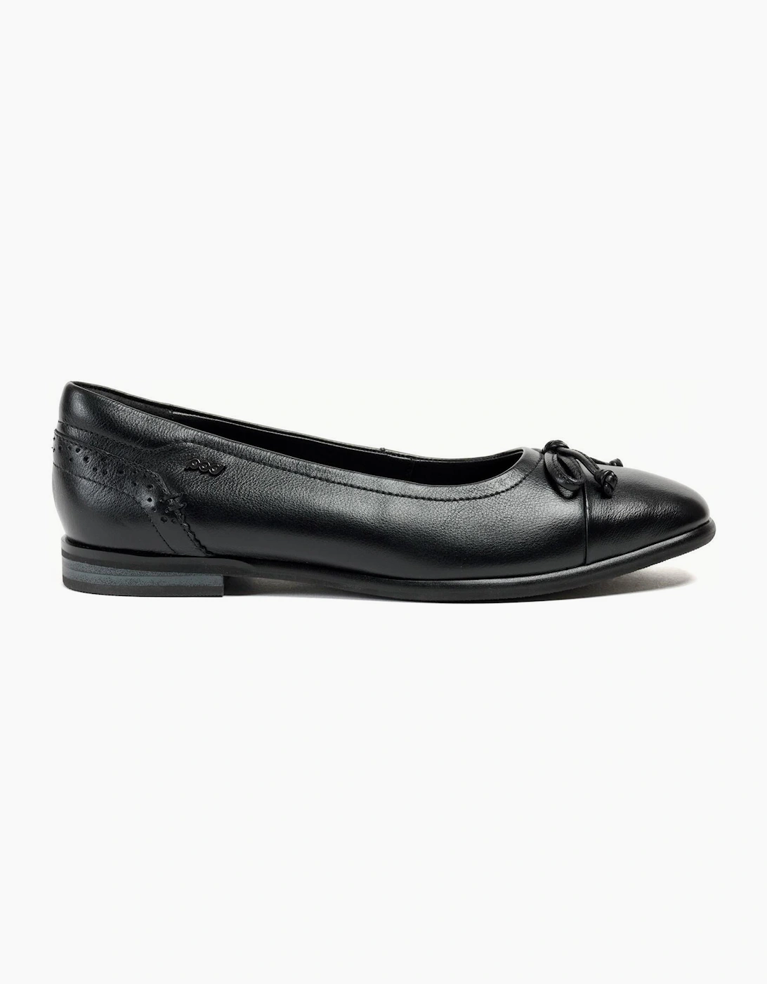 Pod Priya Womens Ballerina Shoes Black