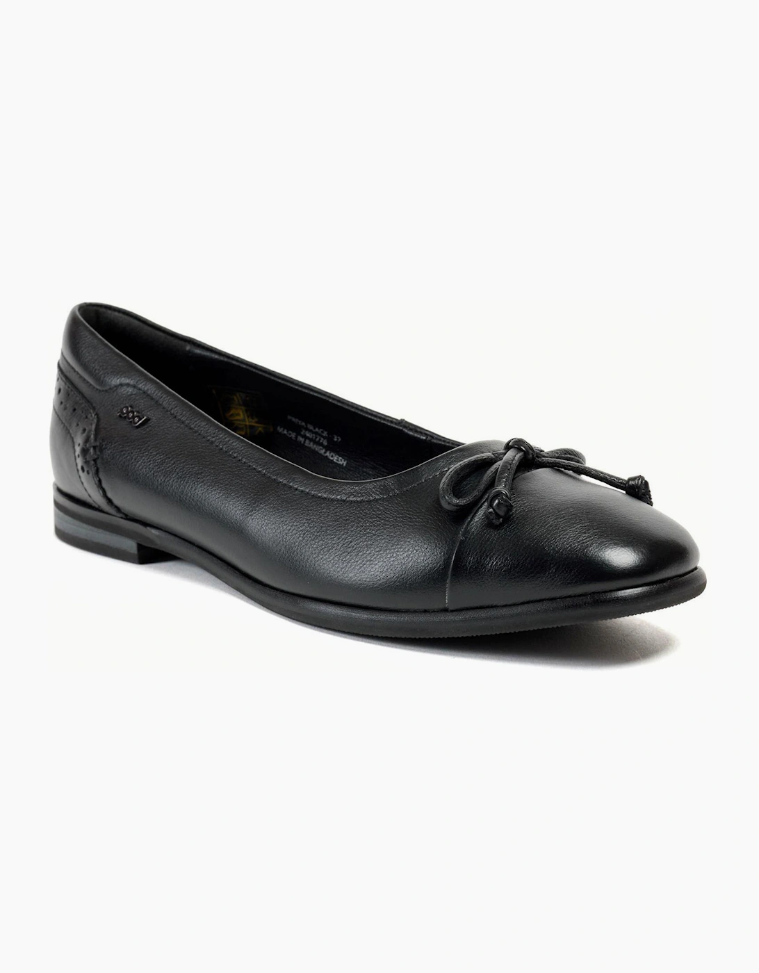 Pod Priya Womens Ballerina Shoes Black