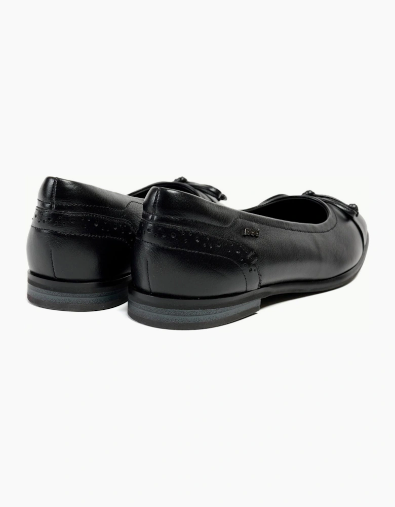 Pod Priya Womens Ballerina Shoes Black