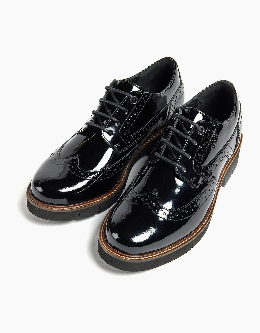 Pod Kacey Womens Leather Shoes Black