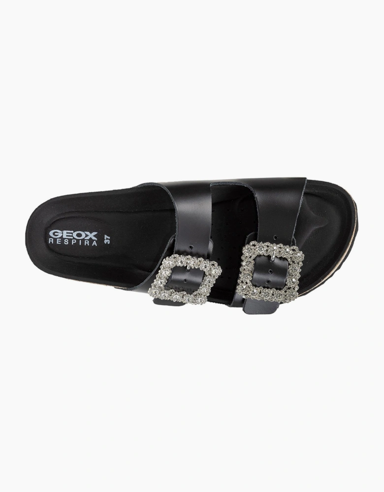 Geox D Brionia R Womens Sandals Black
