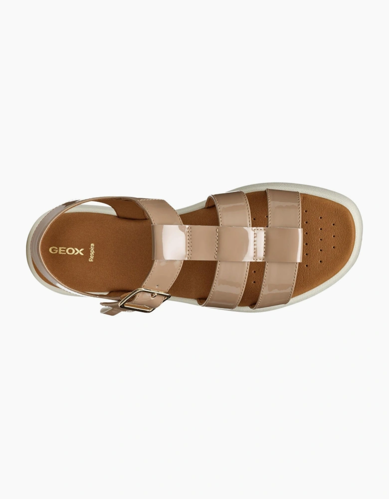 Geox D Camalei Womens Sandals Caramel