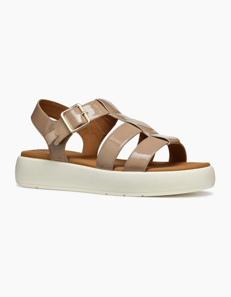 Geox D Camalei Womens Sandals Caramel