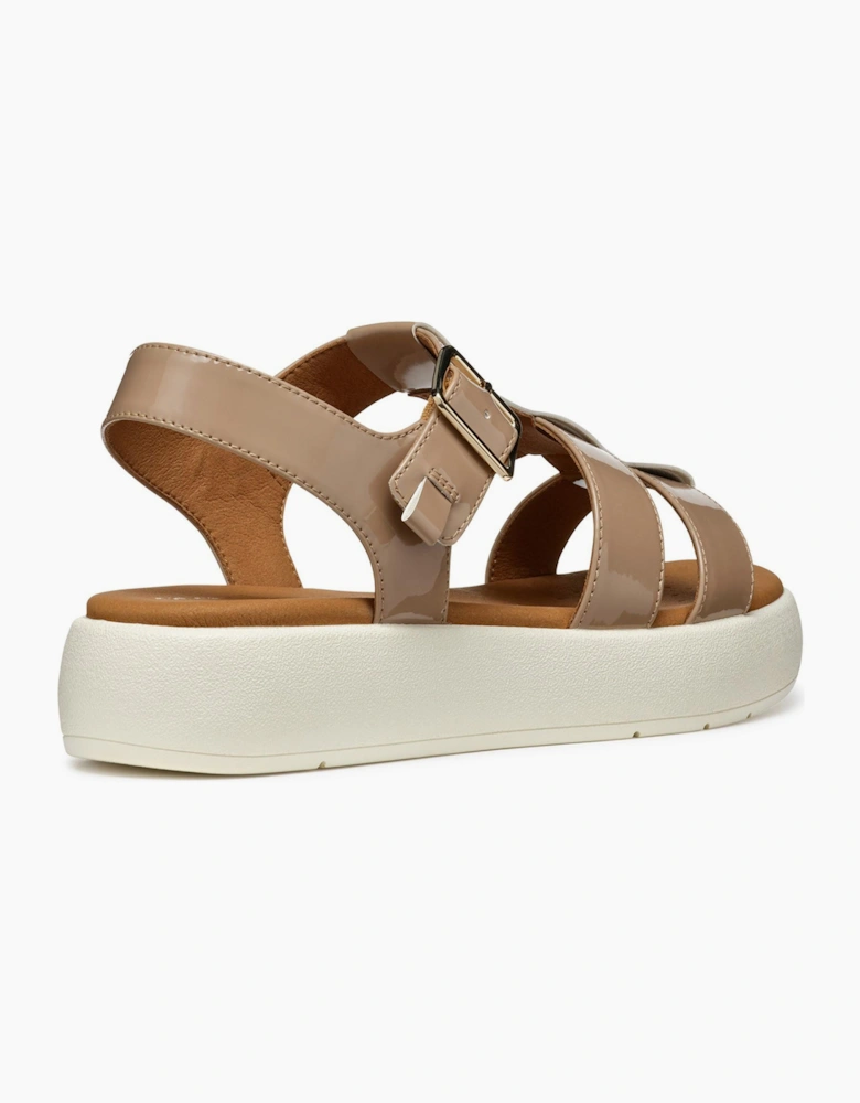 Geox D Camalei Womens Sandals Caramel