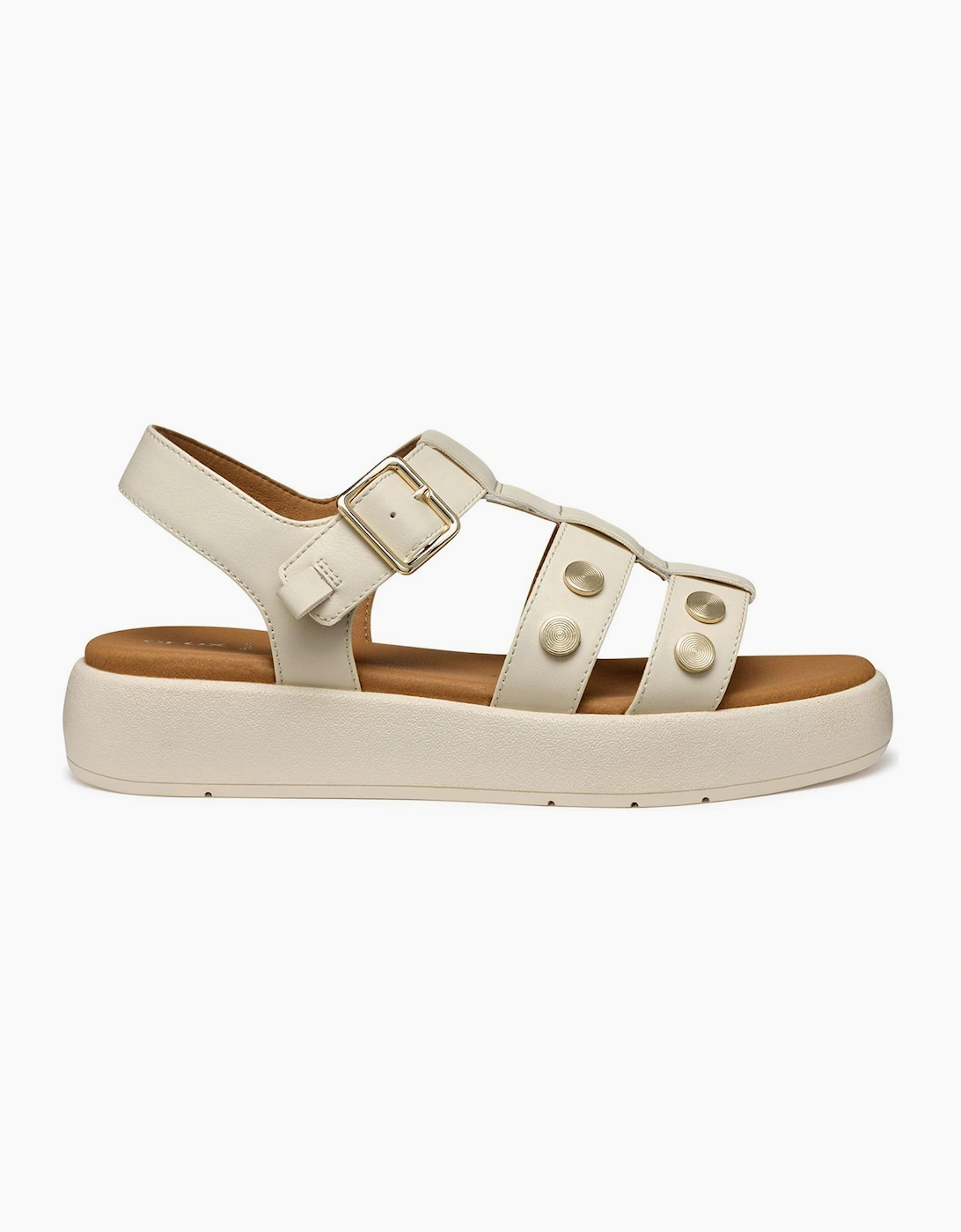Geox Women's Geox D Camalei Womens Sandals Papyrus - White