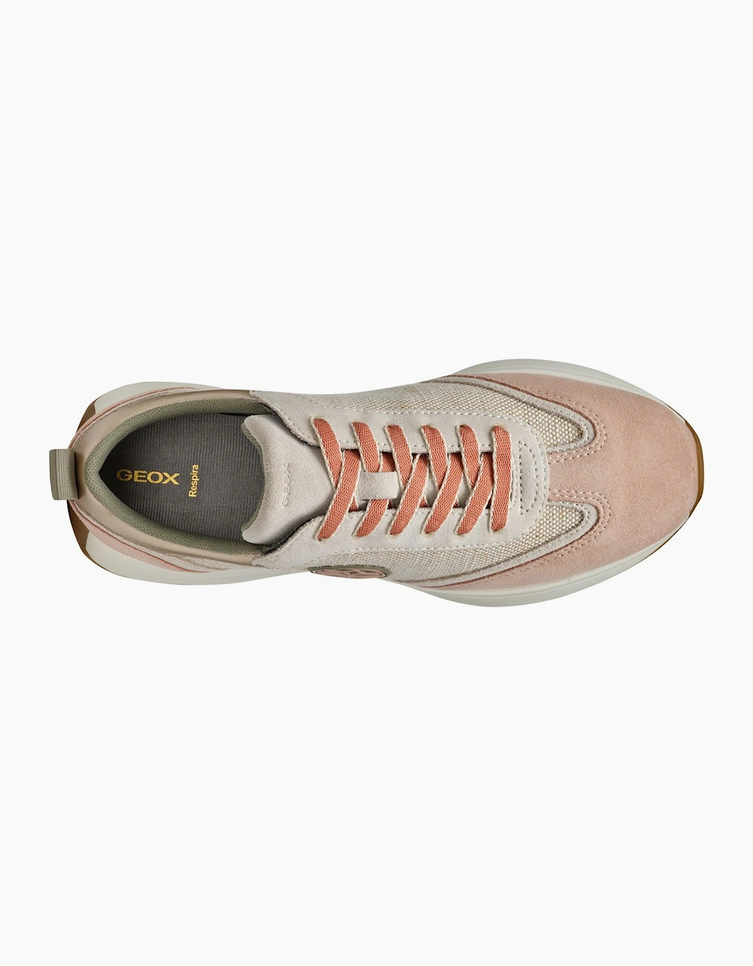 Geox Amabel Womens Trainers Light Sand/Light Taupe