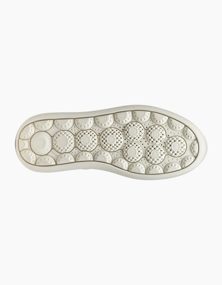 Geox Spherica ECUB-2 Womens Trainers White/Light Gold