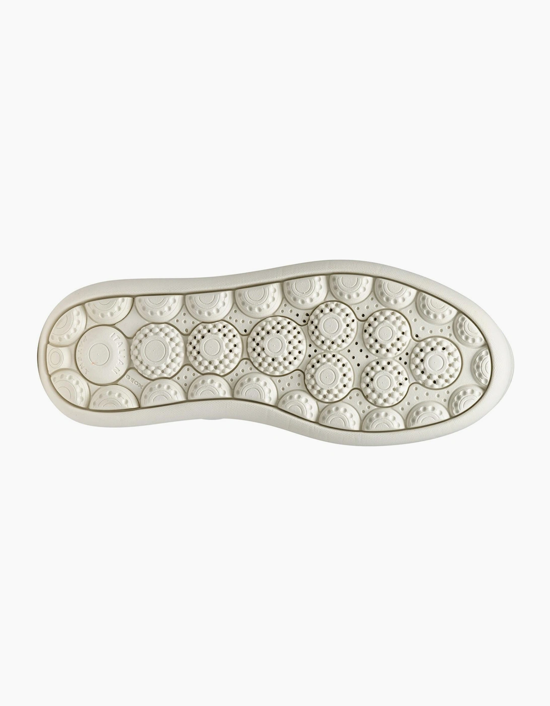 Geox Spherica ECUB-2 Womens Trainers White/Light Gold