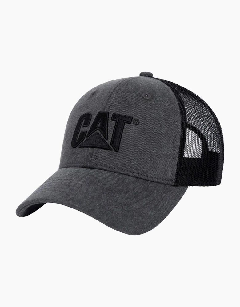 Caterpillar Trucker Mens Cap Black / Grey