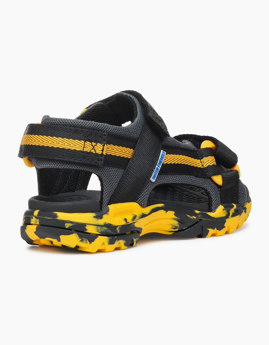 Geox Borealis Water-Friendly Boys Sandals Black/Yellow