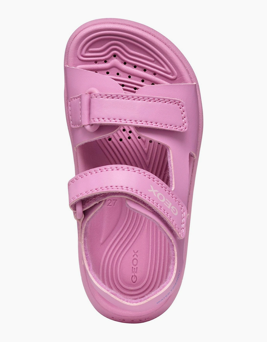 Geox Fusbetto Water Friendly Kids Girls Sandals Dark Pink