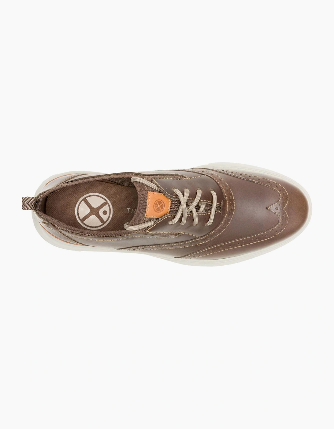 Hush Puppies Excel Wingtip Mens Leather Shoes Fossil