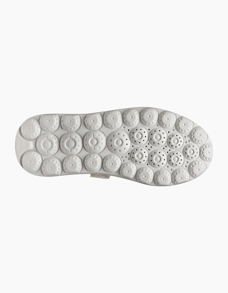 Geox Puffpop Girls Trainers White / Platinum