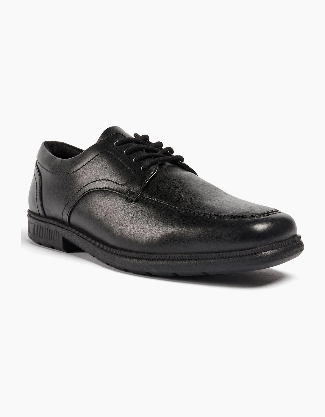 Pod Hornet Senior Boys School Shoes Black