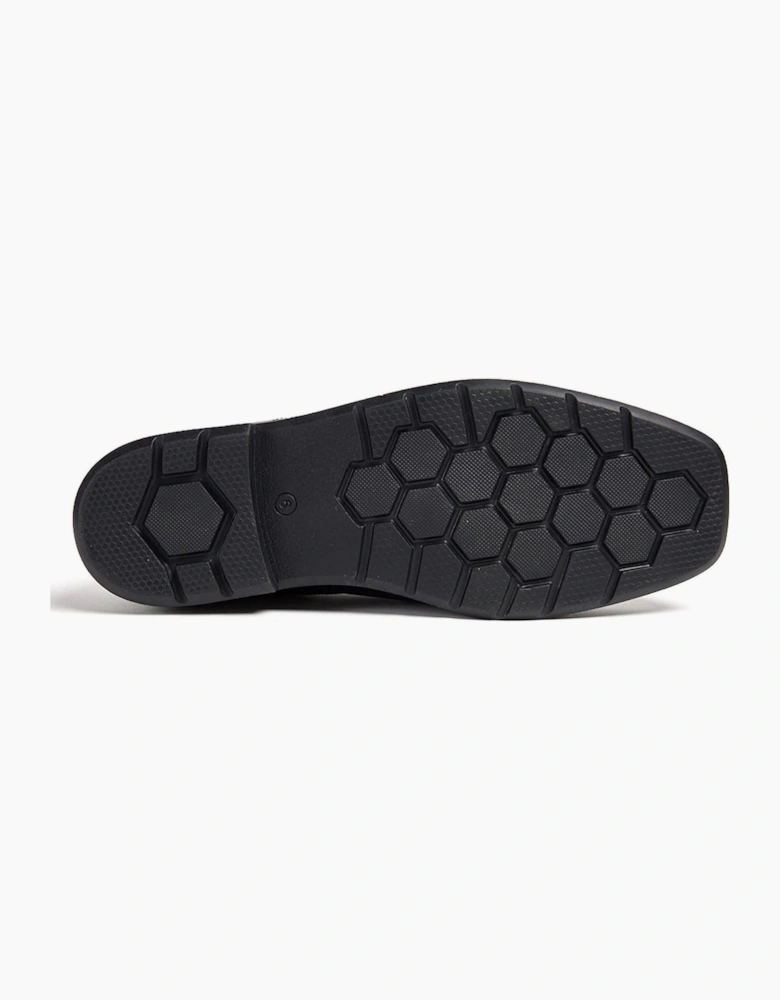 Pod Hornet Senior Boys School Shoes Black