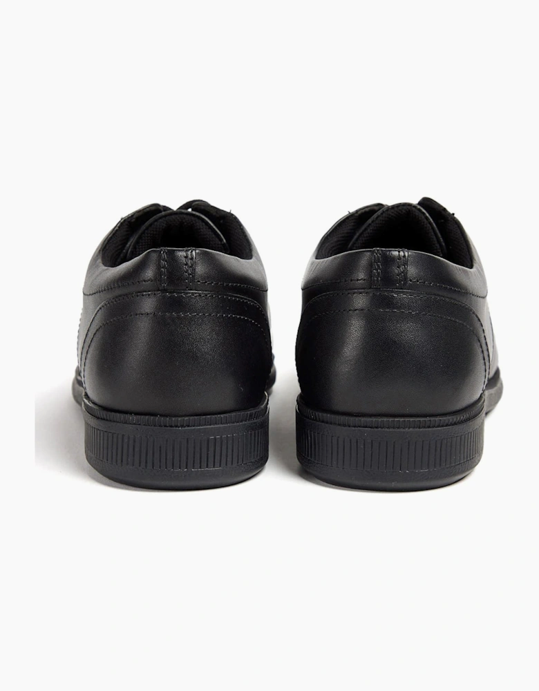 Pod Hornet Senior Boys School Shoes Black