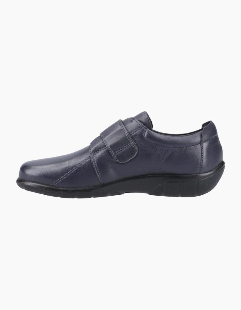 Fleet & Foster Dorothy Leather Womens Shoes Navy