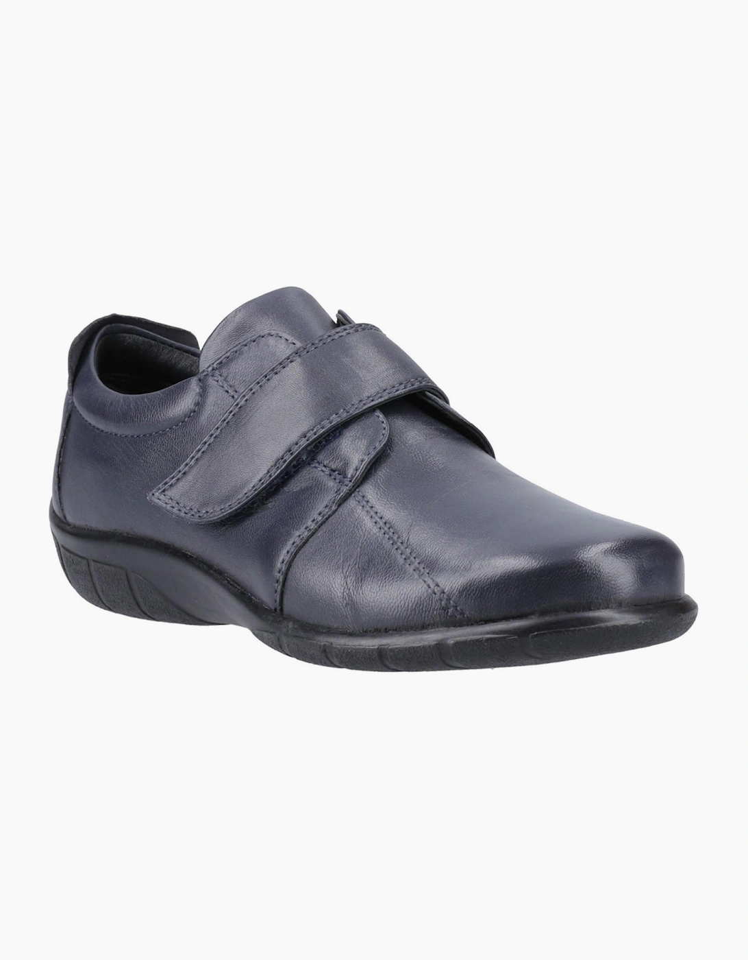 Fleet & Foster Dorothy Leather Womens Shoes Navy