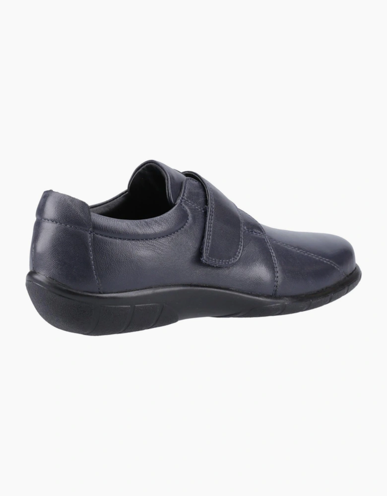 Fleet & Foster Dorothy Leather Womens Shoes Navy