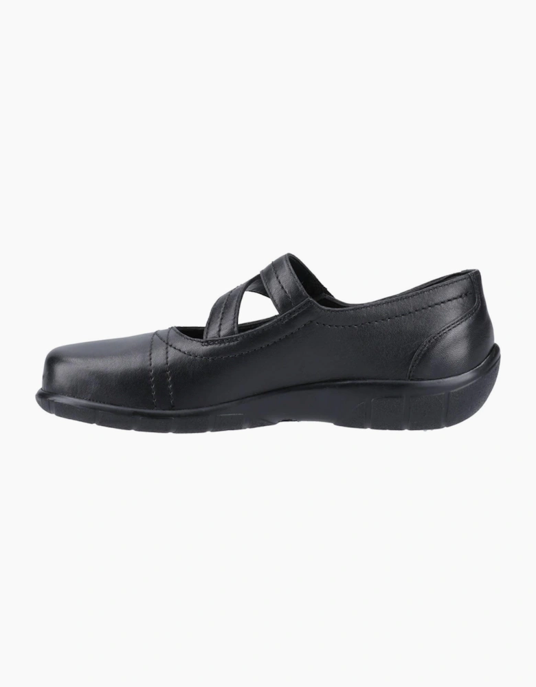 Fleet & Foster Ethel Memory Foam Womens Shoes Black