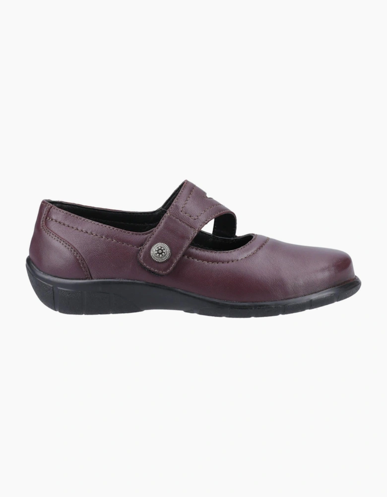 Fleet & Foster Ethel Memory Foam Womens Shoes Burgundy