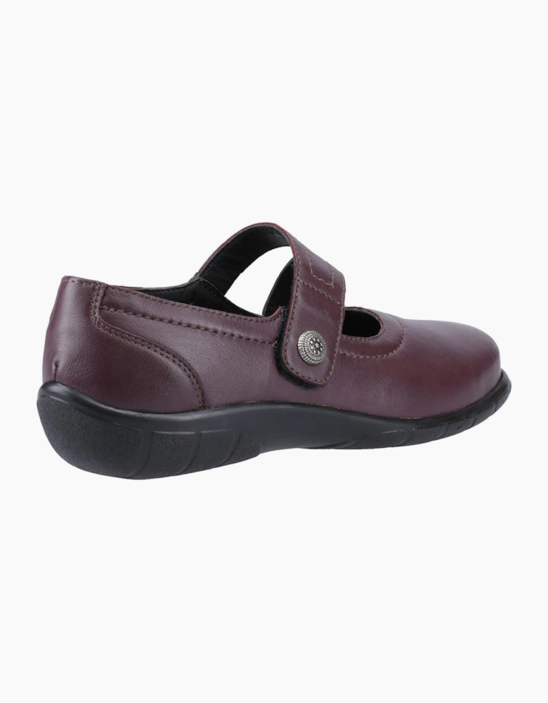 Fleet & Foster Ethel Memory Foam Womens Shoes Burgundy