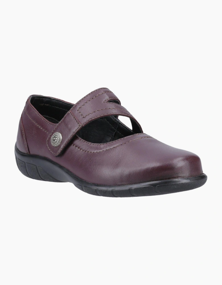Fleet & Foster Ethel Memory Foam Womens Shoes Burgundy