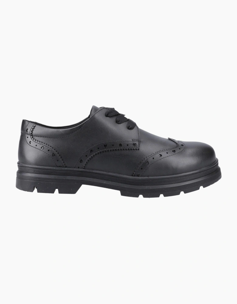 Pod Fiona Womens Brogue Shoes Black