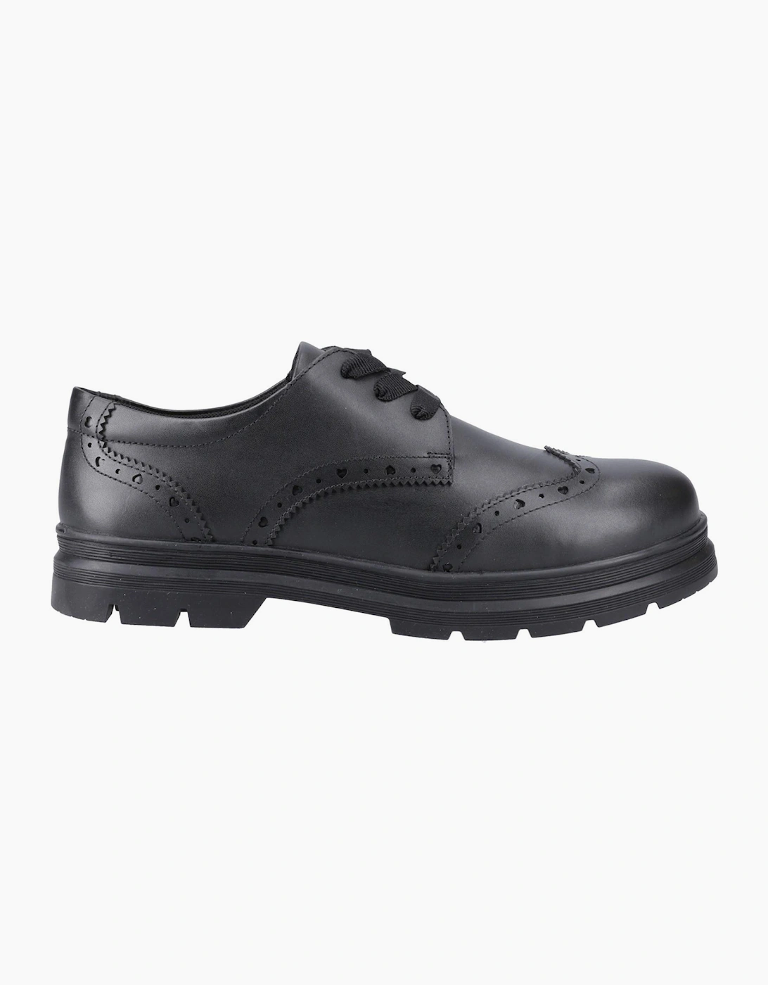 Pod Fiona Womens Brogue Shoes Black