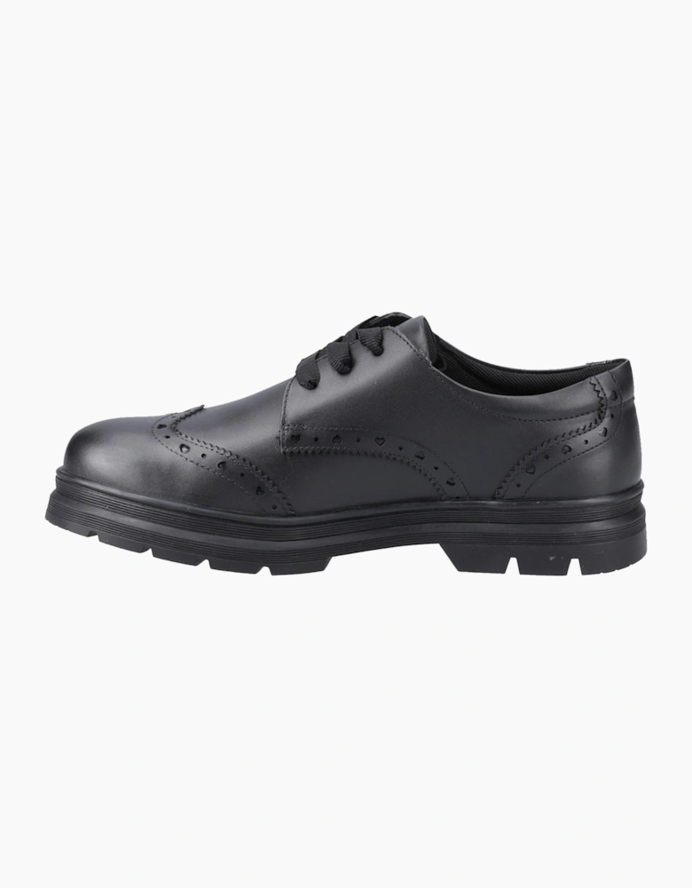 Pod Fiona Womens Brogue Shoes Black