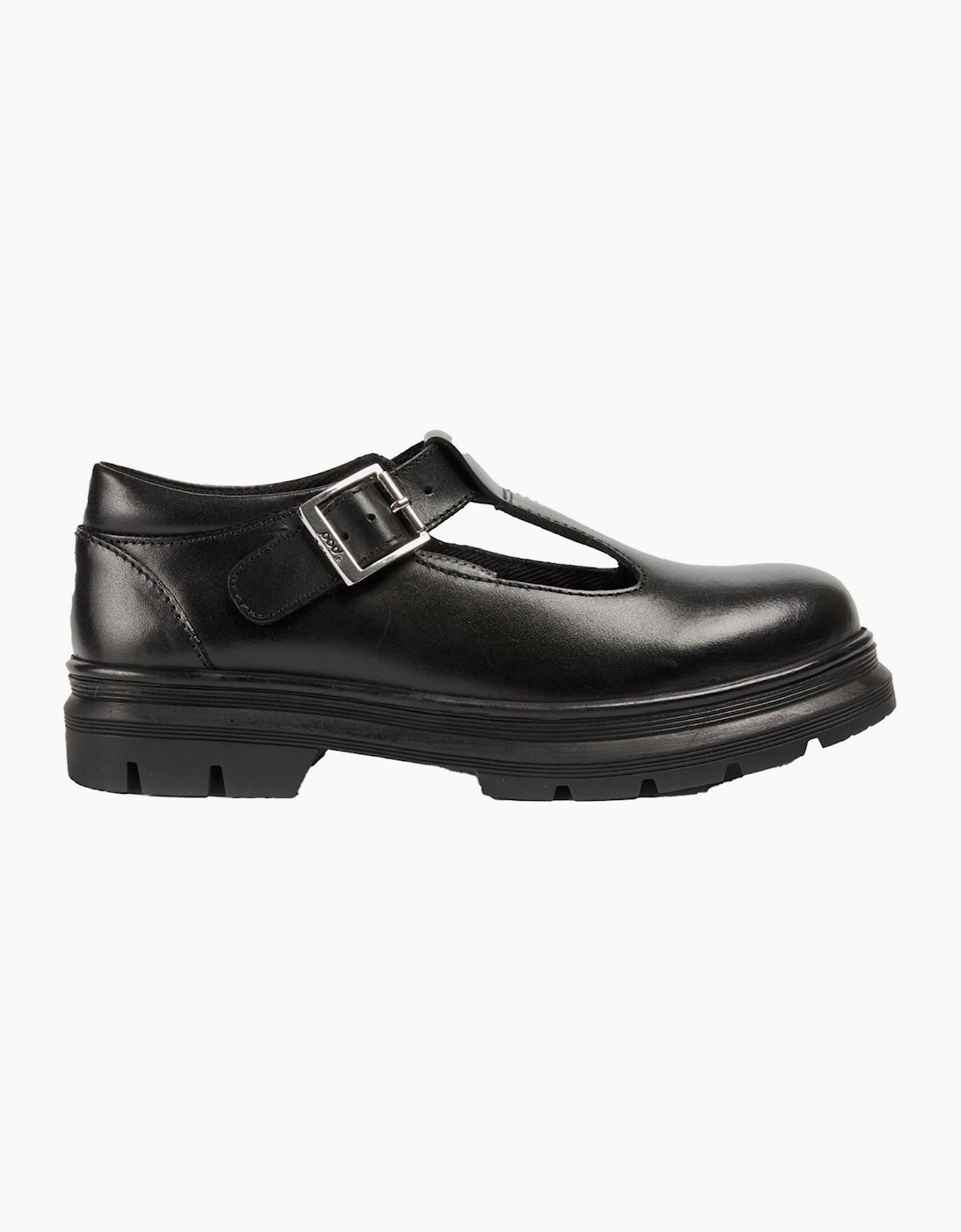 Pod Emilie Senior Girls School Shoes Black