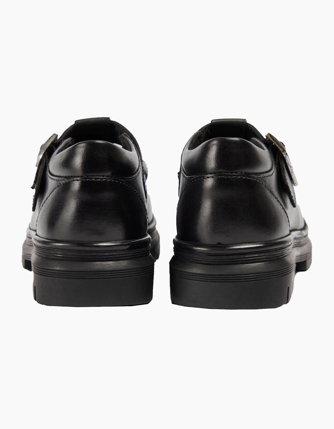 Pod Emilie Senior Girls School Shoes Black