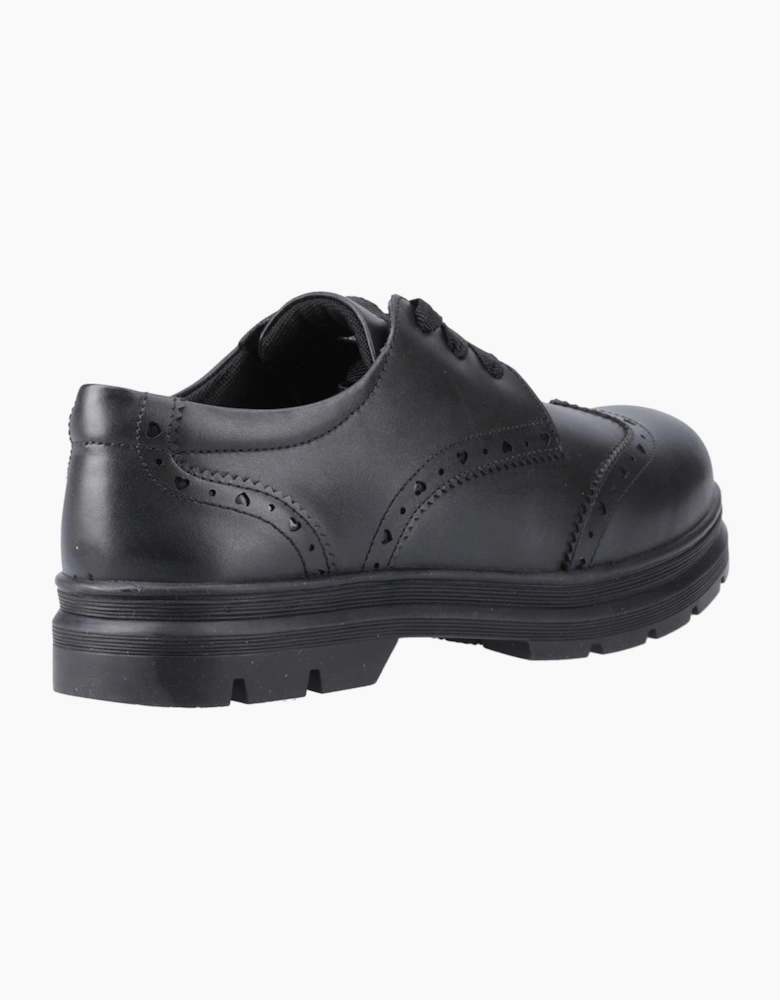 Pod Fiona Womens Brogue Shoes Black
