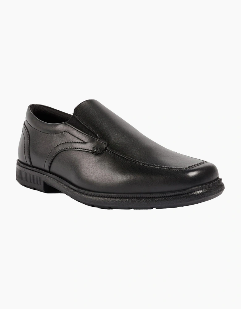 Pod Carpenter Boys School Shoes Black