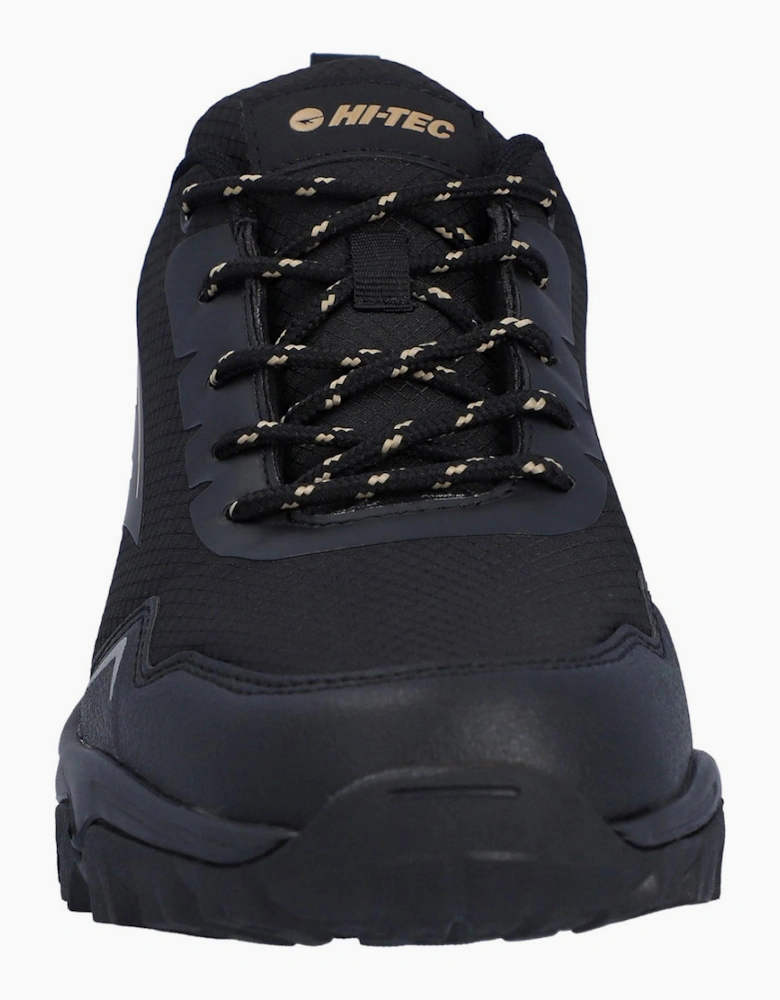 Hi-Tec Jaguar Mens Waterproof Trail Shoes Black/Dune