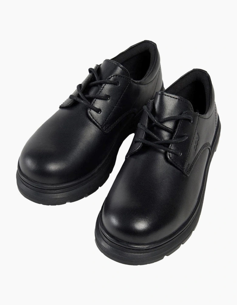 Pod Irene Senior Girls School Shoes Black
