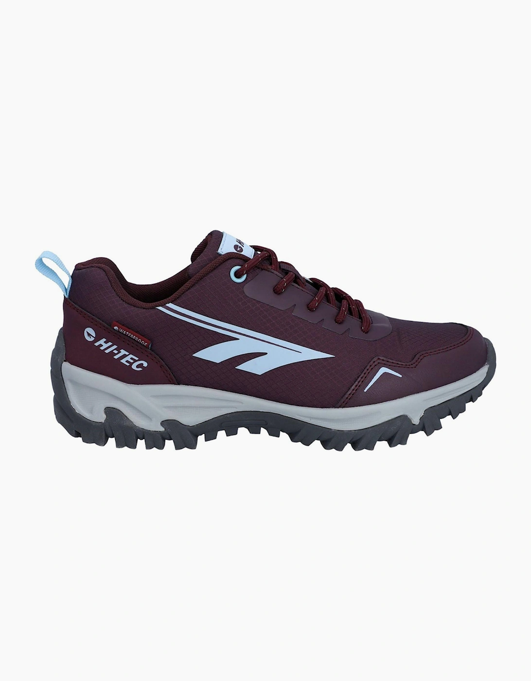 Hi-Tec Jaguar Womens Waterproof Trail Shoes Cherry/Moonstone