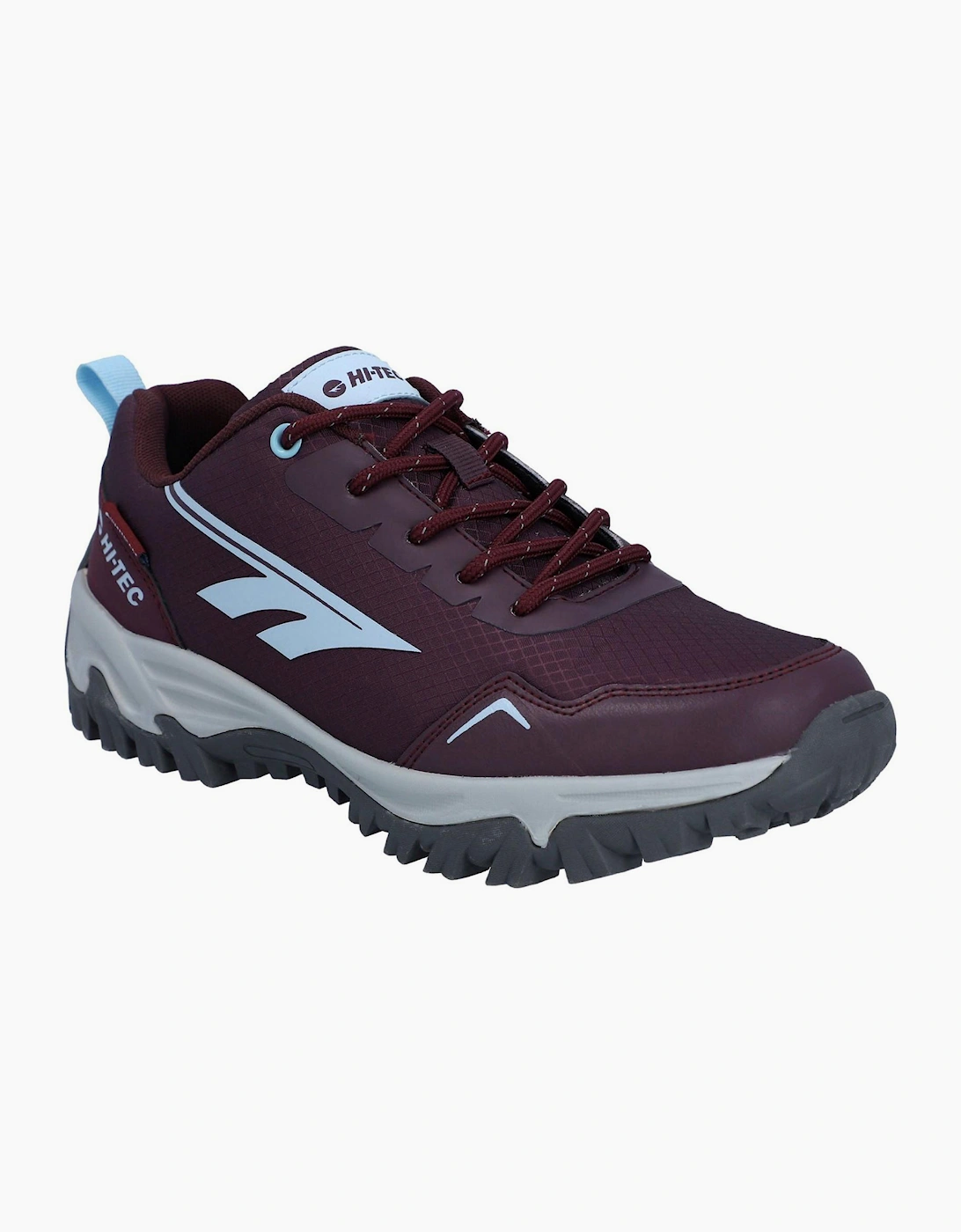 Hi-Tec Jaguar Womens Waterproof Trail Shoes Cherry/Moonstone