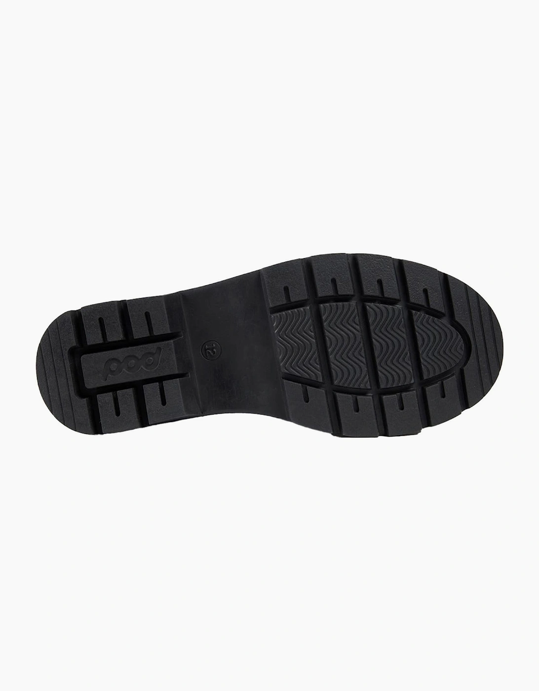 Pod Irene Senior Girls School Shoes Black