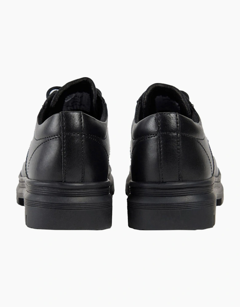Pod Irene Senior Girls School Shoes Black