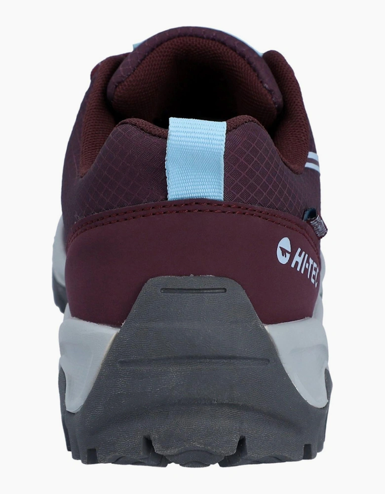 Hi-Tec Jaguar Womens Waterproof Trail Shoes Cherry/Moonstone
