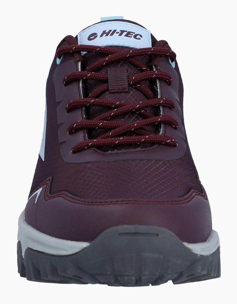 Hi-Tec Jaguar Womens Waterproof Trail Shoes Cherry/Moonstone