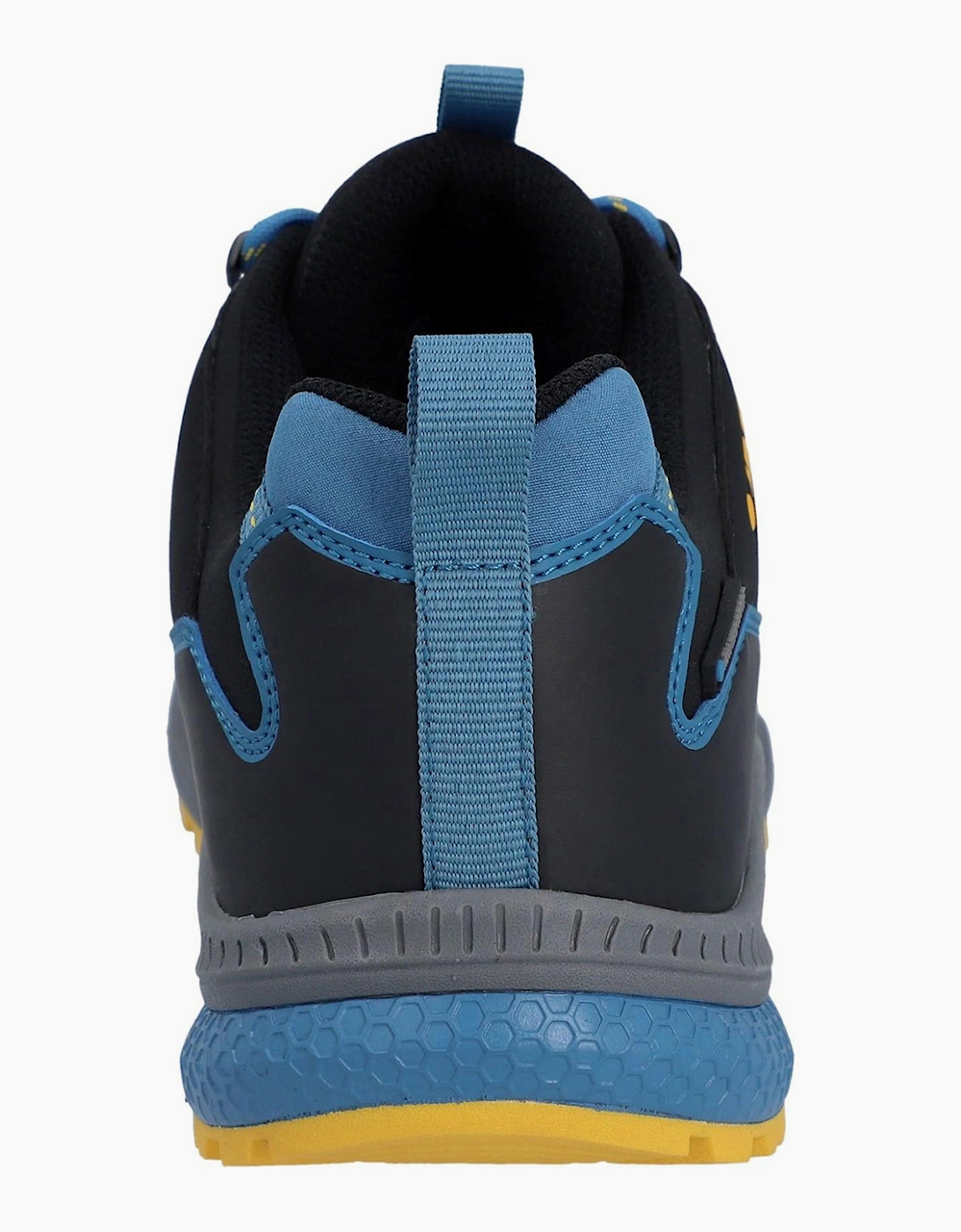 Hi-Tec H-Tec Stealth Low Waterproof Mens Trail Shoes Blue/Black/Yellow