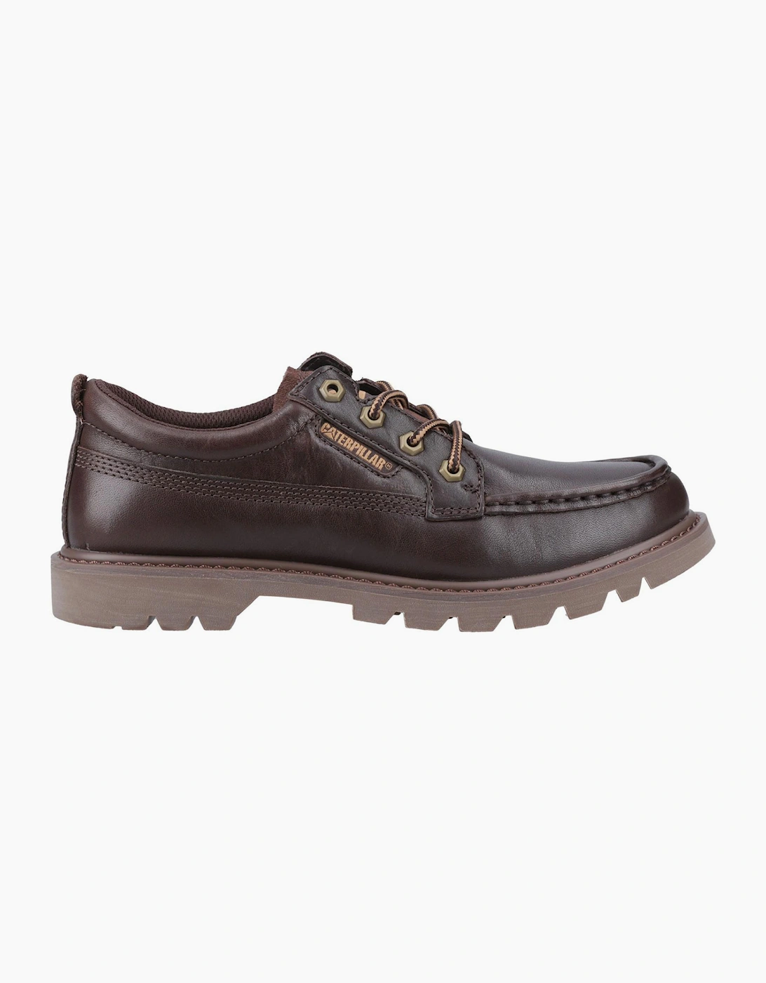 Caterpillar Colorado Moc Leather Mens Shoes Dark Brown