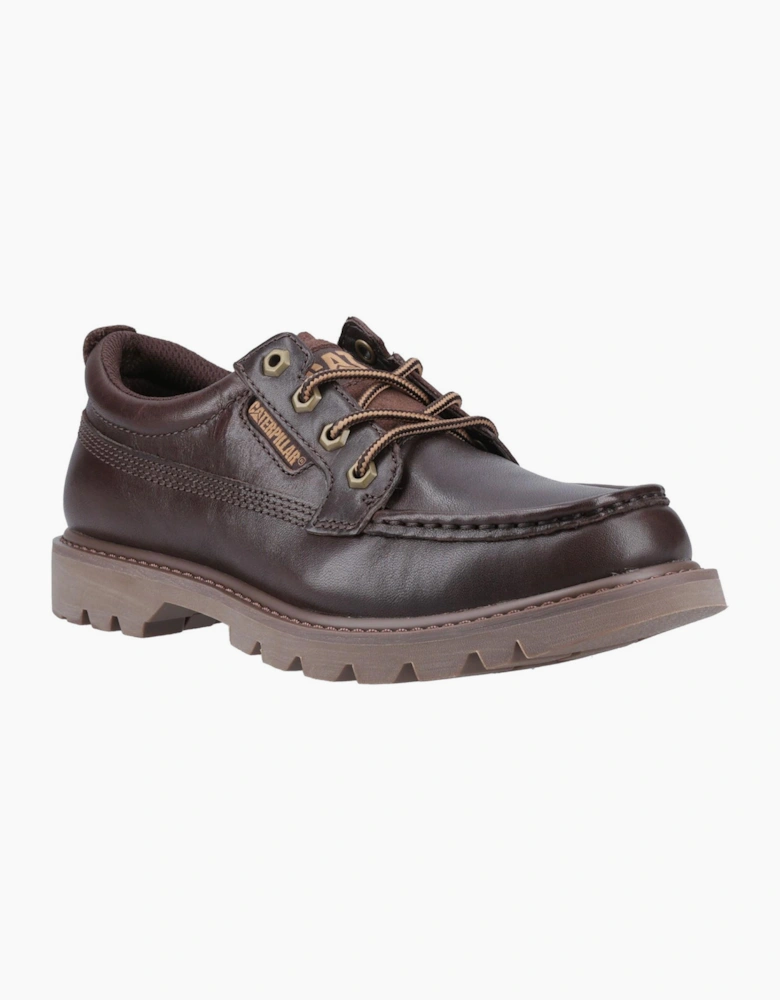 Caterpillar Colorado Moc Leather Mens Shoes Dark Brown